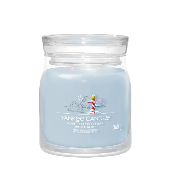 Signature Medium Jar 2-Docht - North Pole Hideaway